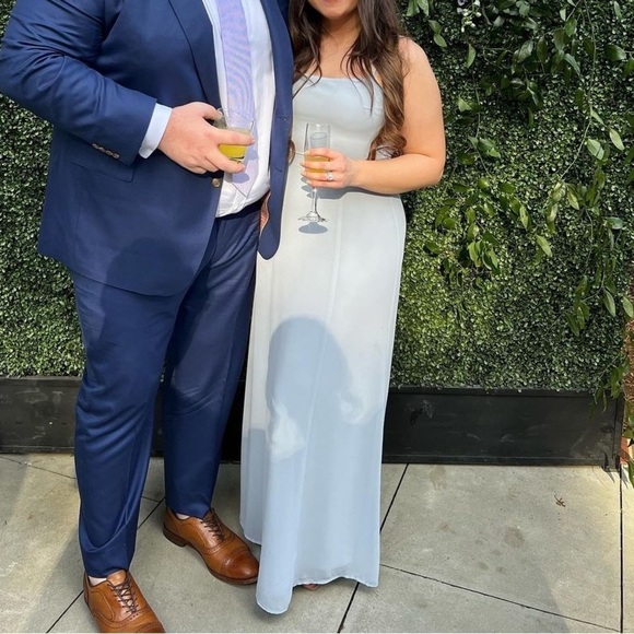 Steel Blue Chiffon
Lauren Tie Maxi Dress - Picture 5 of 10
